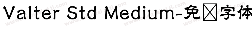 Valter Std Medium字体转换